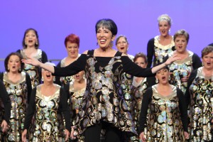 Master 700 Director, Harriette Walters and members of Greater Nassau Chorus at the Sweet Adelines International Chorus competition in Hawaii, 2013